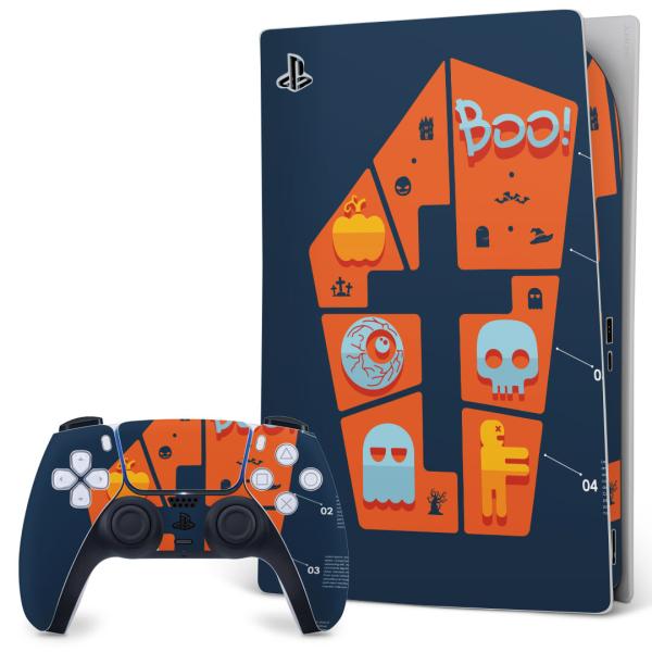 SONY PS5 �f�W�^���G�f�B�V���� �v���C�X�e�[�V���� ��p�������ȃX�L���V�[�� �\�邾���� �f�U�C���X�e�b�J�[  �n���E�B���@�L�����N�^�[ 007190