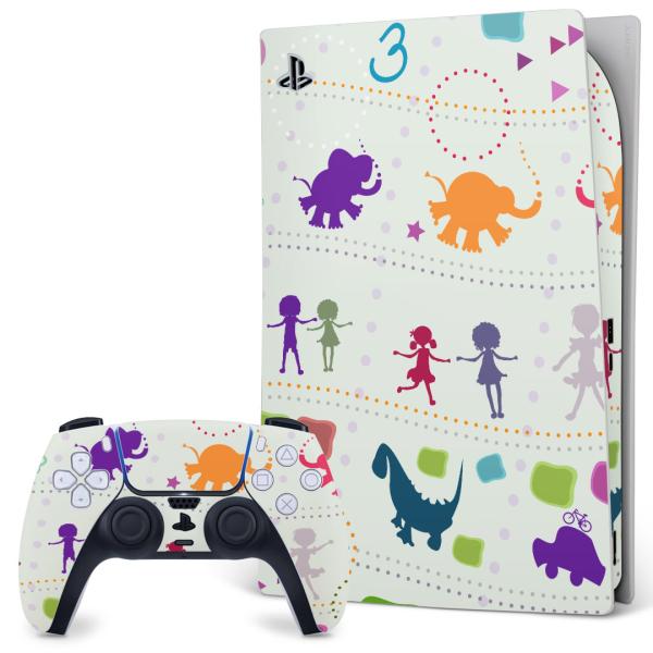 SONY PS5 �f�W�^���G�f�B�V���� �v���C�X�e�[�V���� ��p�������ȃX�L���V�[�� �\�邾���� �f�U�C���X�e�b�J�[  �l���@�J���t�� 007212