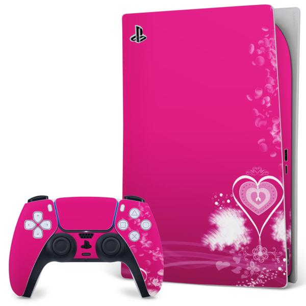 SONY PS5 �f�W�^���G�f�B�V���� �v���C�X�e�[�V���� ��p�������ȃX�L���V�[�� �\�邾���� �f�U�C���X�e�b�J�[  �n�[�g�@�s���N 007215