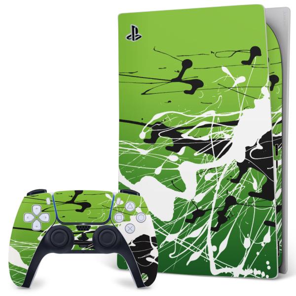 SONY PS5 �f�W�^���G�f�B�V���� �v���C�X�e�[�V���� ��p�������ȃX�L���V�[�� �\�邾���� �f�U�C���X�e�b�J�[  �΁@�O���[���@�C���N 007232