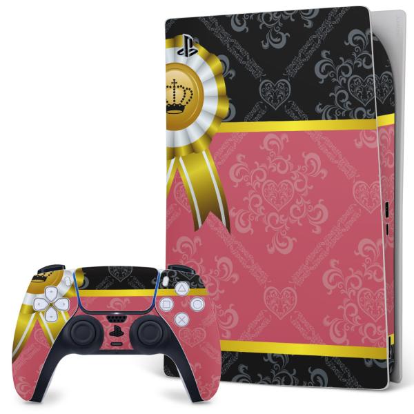 SONY PS5 �f�W�^���G�f�B�V���� �v���C�X�e�[�V���� ��p�������ȃX�L���V�[�� �\�邾���� �f�U�C���X�e�b�J�[  �s���N�@���@�u���b�N 007253