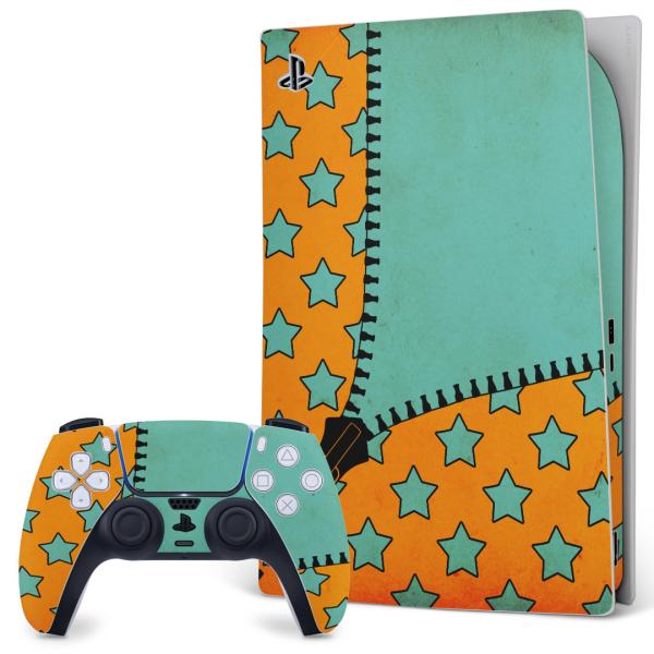 SONY PS5 �f�W�^���G�f�B�V���� �v���C�X�e�[�V���� ��p�������ȃX�L���V�[�� �\�邾���� �f�U�C���X�e�b�J�[  ���@�X�^�[�@�W�b�p�[�@�I�����W 007292