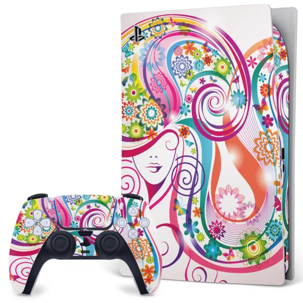 SONY PS5 �f�W�^���G�f�B�V���� �v���C�X�e�[�V���� ��p�������ȃX�L���V�[�� �\�邾���� �f�U�C���X�e�b�J�[  �ԁ@�t�����[�@�l���@�J���t�� 007300