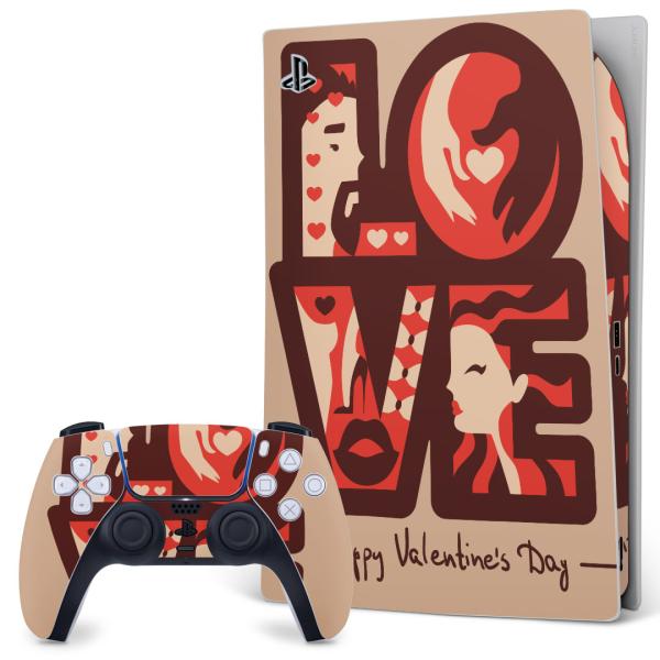 SONY PS5 �f�W�^���G�f�B�V���� �v���C�X�e�[�V���� ��p�������ȃX�L���V�[�� �\�邾���� �f�U�C���X�e�b�J�[  �ԁ@���b�h�@�n�[�g�@�o�����^�C�� 007309