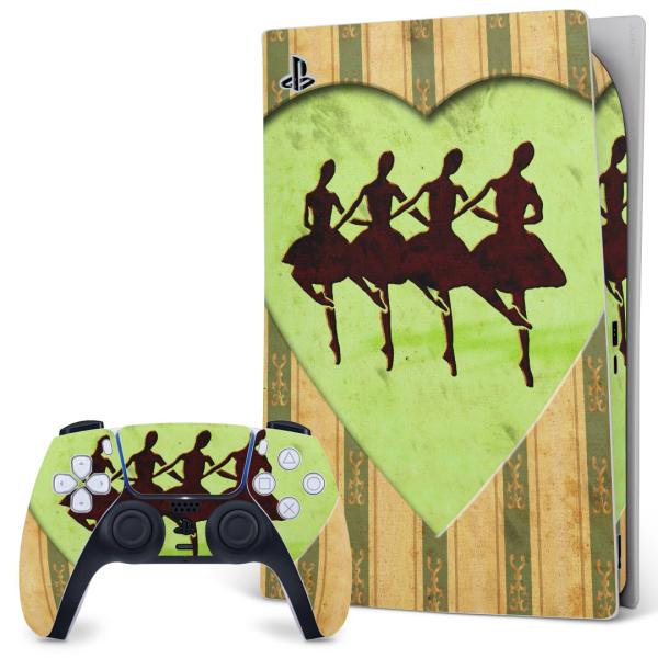 SONY PS5 �f�W�^���G�f�B�V���� �v���C�X�e�[�V���� ��p�������ȃX�L���V�[�� �\�邾���� �f�U�C���X�e�b�J�[  �o���G�@�n�[�g�@�X�g���C�v�@���� 007319