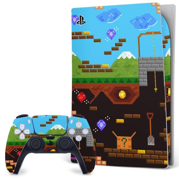 SONY PS5 �f�W�^���G�f�B�V���� �v���C�X�e�[�V���� ��p�������ȃX�L���V�[�� �\�邾���� �f�U�C���X�e�b�J�[  �h�b�g�@�Q�[���@�J���t�� 007378