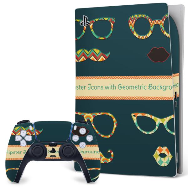 SONY PS5 �f�W�^���G�f�B�V���� �v���C�X�e�[�V���� ��p�������ȃX�L���V�[�� �\�邾���� �f�U�C���X�e�b�J�[  �ዾ�@�J���t���@�E�@�͗l 007385