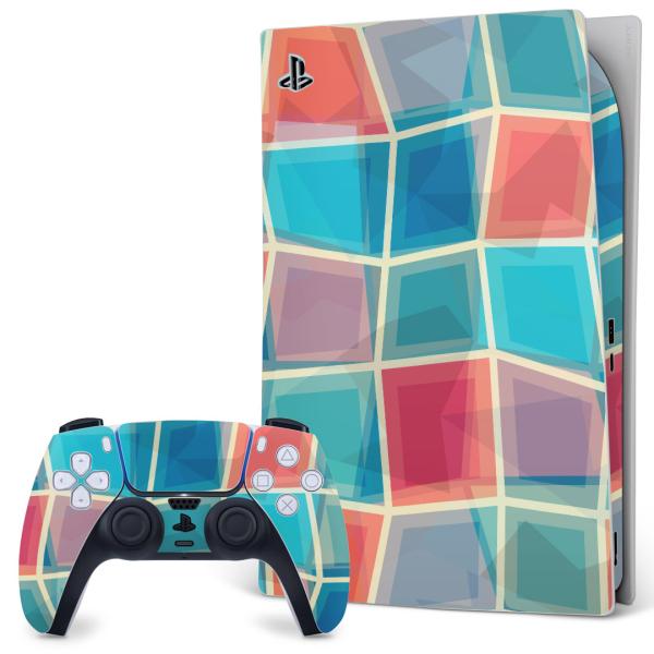 SONY PS5 �f�W�^���G�f�B�V���� �v���C�X�e�[�V���� ��p�������ȃX�L���V�[�� �\�邾���� �f�U�C���X�e�b�J�[  �J���t���@�@�u���[�@�͗l 007393