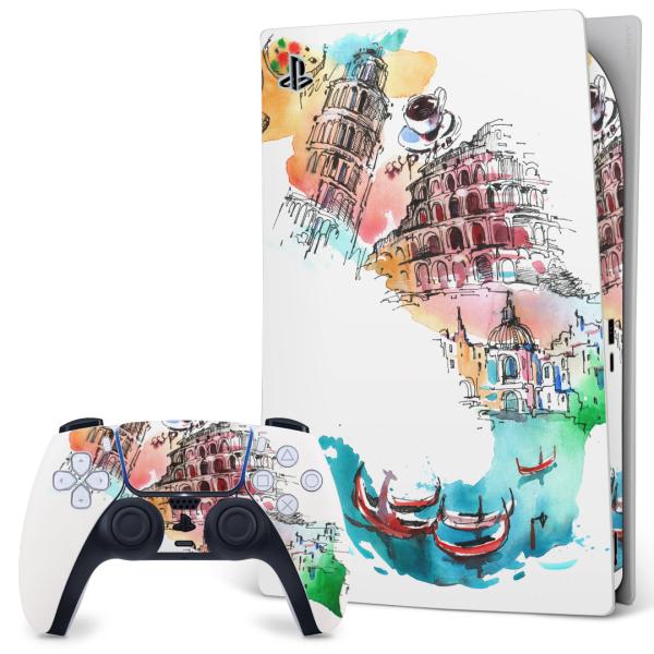 SONY PS5 �f�W�^���G�f�B�V���� �v���C�X�e�[�V���� ��p�������ȃX�L���V�[�� �\�邾���� �f�U�C���X�e�b�J�[  �����@�C�^���A�@�C���X�g�@�J���t�� 007403