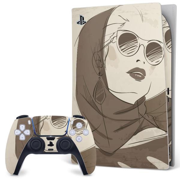 SONY PS5 �f�W�^���G�f�B�V���� �v���C�X�e�[�V���� ��p�������ȃX�L���V�[�� �\�邾���� �f�U�C���X�e�b�J�[  �l���@�C���X�g�@�T���O���X 007413