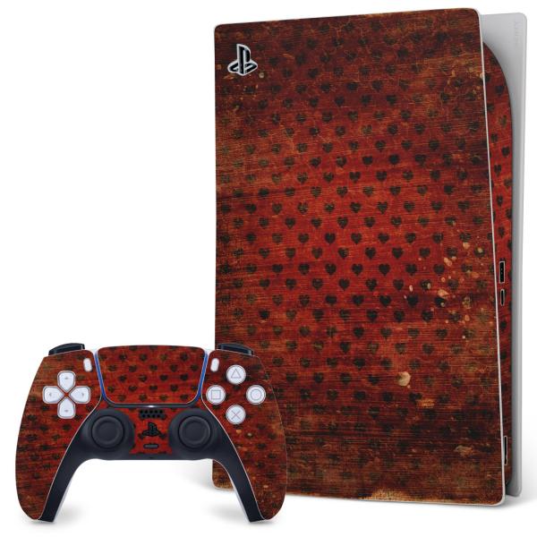 SONY PS5 �f�W�^���G�f�B�V���� �v���C�X�e�[�V���� ��p�������ȃX�L���V�[�� �\�邾���� �f�U�C���X�e�b�J�[  �ԁ@���b�h�@�n�[�g�@�͗l 007423