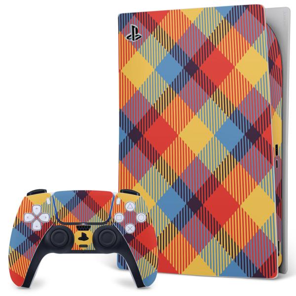 SONY PS5 �f�W�^���G�f�B�V���� �v���C�X�e�[�V���� ��p�������ȃX�L���V�[�� �\�邾���� �f�U�C���X�e�b�J�[  �`�F�b�N�@�͗l�@�J���t�� 007434