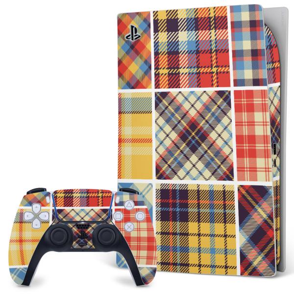 SONY PS5 �f�W�^���G�f�B�V���� �v���C�X�e�[�V���� ��p�������ȃX�L���V�[�� �\�邾���� �f�U�C���X�e�b�J�[  �`�F�b�N�@�͗l�@�J���t�� 007435