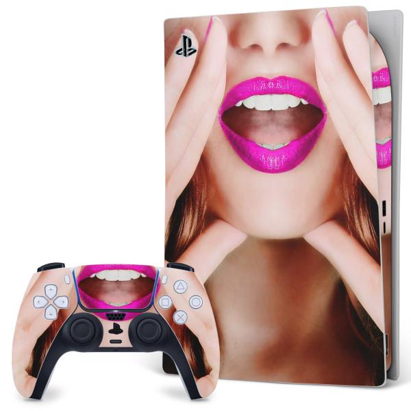 SONY PS5 �f�W�^���G�f�B�V���� �v���C�X�e�[�V���� ��p�������ȃX�L���V�[�� �\�邾���� �f�U�C���X�e�b�J�[  �l���@�ʐ^�@�s���N�@�O 007447