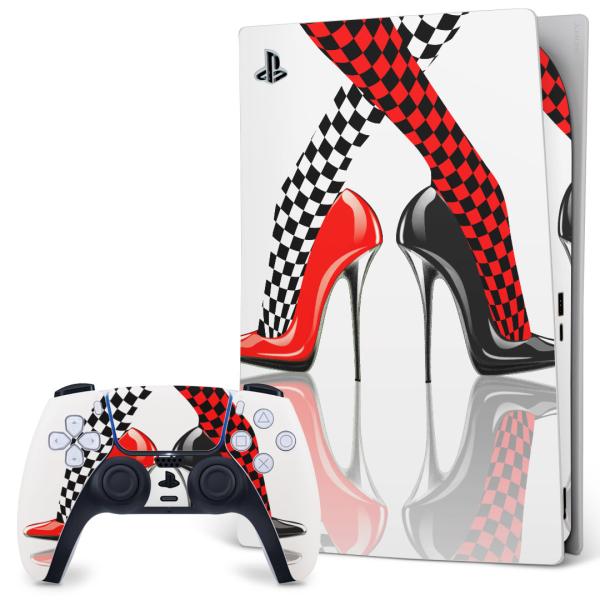 SONY PS5 �f�W�^���G�f�B�V���� �v���C�X�e�[�V���� ��p�������ȃX�L���V�[�� �\�邾���� �f�U�C���X�e�b�J�[  �`�F�b�N�@�q�[���@�r�@�s���͗l 007483