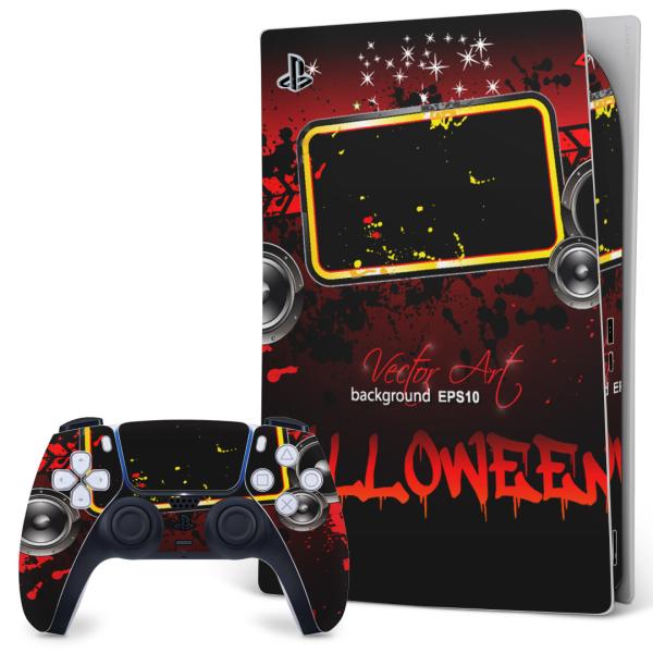 SONY PS5 �f�W�^���G�f�B�V���� �v���C�X�e�[�V���� ��p�������ȃX�L���V�[�� �\�邾���� �f�U�C���X�e�b�J�[  �n���E�B���@�X�s�[�J�[�@�ԁ@���b�h 007490