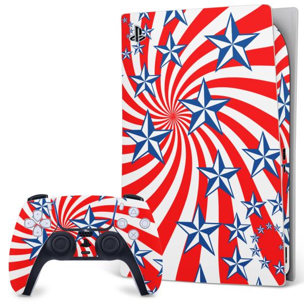 SONY PS5 �f�W�^���G�f�B�V���� �v���C�X�e�[�V���� ��p�������ȃX�L���V�[�� �\�邾���� �f�U�C���X�e�b�J�[  ���@�X�^�[�@�ԁ@���b�h�@�@�u���[ 007539