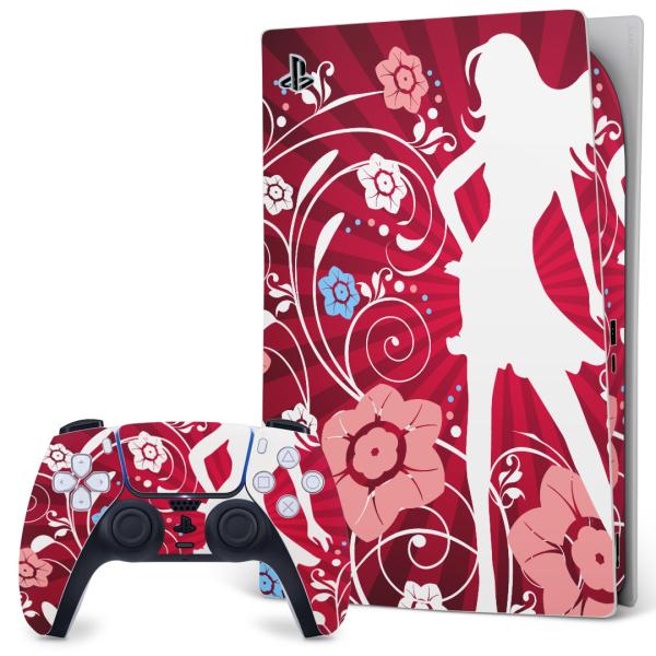 SONY PS5 �f�W�^���G�f�B�V���� �v���C�X�e�[�V���� ��p�������ȃX�L���V�[�� �\�邾���� �f�U�C���X�e�b�J�[  �ԁ@�t�����[�@�l���@�s���N 007548