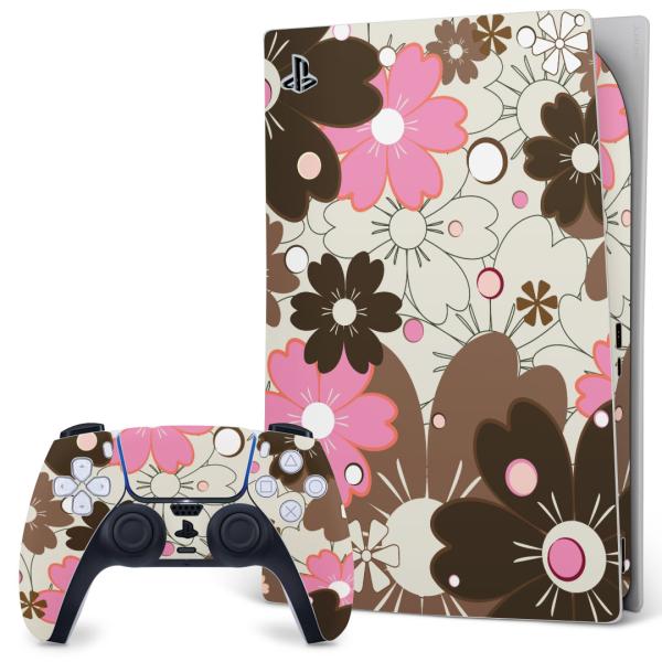 SONY PS5 �f�W�^���G�f�B�V���� �v���C�X�e�[�V���� ��p�������ȃX�L���V�[�� �\�邾���� �f�U�C���X�e�b�J�[  �ԁ@�t�����[�@�͗l�@�s���N 007555