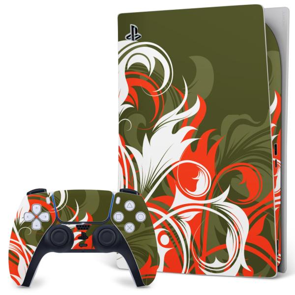 SONY PS5 �f�W�^���G�f�B�V���� �v���C�X�e�[�V���� ��p�������ȃX�L���V�[�� �\�邾���� �f�U�C���X�e�b�J�[  �A���@�΁@�O���[���@�ԁ@���b�h 007586