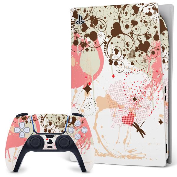 SONY PS5 �f�W�^���G�f�B�V���� �v���C�X�e�[�V���� ��p�������ȃX�L���V�[�� �\�邾���� �f�U�C���X�e�b�J�[  �n�[�g�@�s���N�@�u���E���@�g���{ 007588