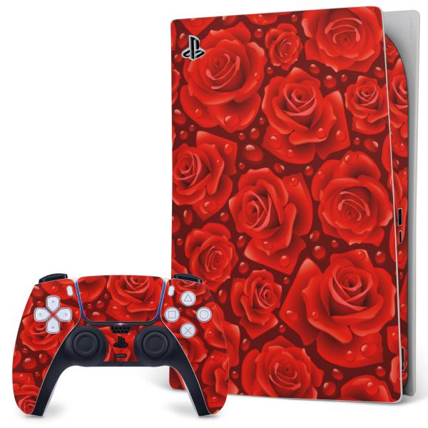 SONY PS5 �f�W�^���G�f�B�V���� �v���C�X�e�[�V���� ��p�������ȃX�L���V�[�� �\�邾���� �f�U�C���X�e�b�J�[  �ԁ@�t�����[�@�͗l�@�ԁ@���b�h 007621