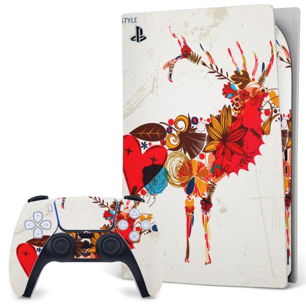 SONY PS5 �f�W�^���G�f�B�V���� �v���C�X�e�[�V���� ��p�������ȃX�L���V�[�� �\�邾���� �f�U�C���X�e�b�J�[  �ԁ@�t�����[�@�n�[�g�@�� 007623