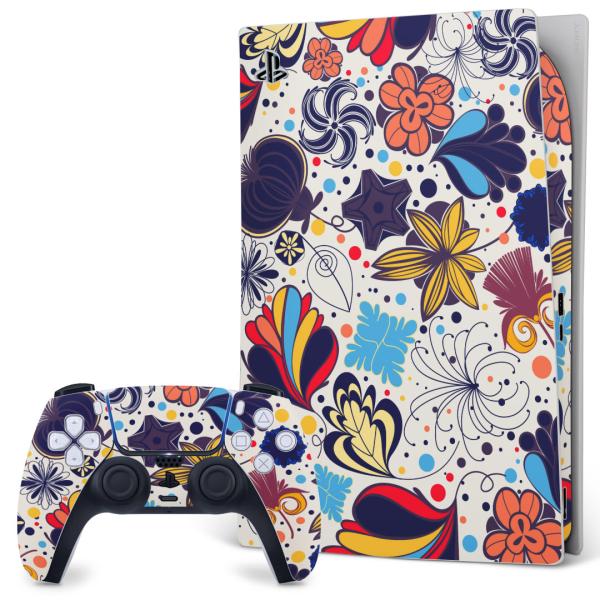 SONY PS5 �f�W�^���G�f�B�V���� �v���C�X�e�[�V���� ��p�������ȃX�L���V�[�� �\�邾���� �f�U�C���X�e�b�J�[  �ԁ@�t�����[�@�͗l�@�@�u���[ 007630