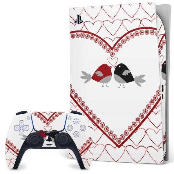 SONY PS5 �f�W�^���G�f�B�V���� �v���C�X�e�[�V���� ��p�������ȃX�L���V�[�� �\�邾���� �f�U�C���X�e�b�J�[  �n�[�g�@���@�ԁ@���b�h 007637