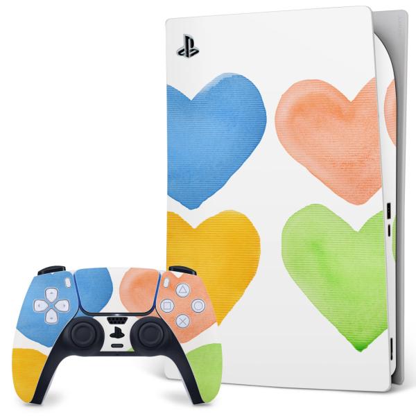 SONY PS5 �f�W�^���G�f�B�V���� �v���C�X�e�[�V���� ��p�������ȃX�L���V�[�� �\�邾���� �f�U�C���X�e�b�J�[  �n�[�g�@�p�X�e���@�͗l 007656