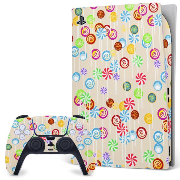 SONY PS5 �f�W�^���G�f�B�V���� �v���C�X�e�[�V���� ��p�������ȃX�L���V�[�� �\�邾���� �f�U�C���X�e�b�J�[  ���@�J���t���@�͗l 007667