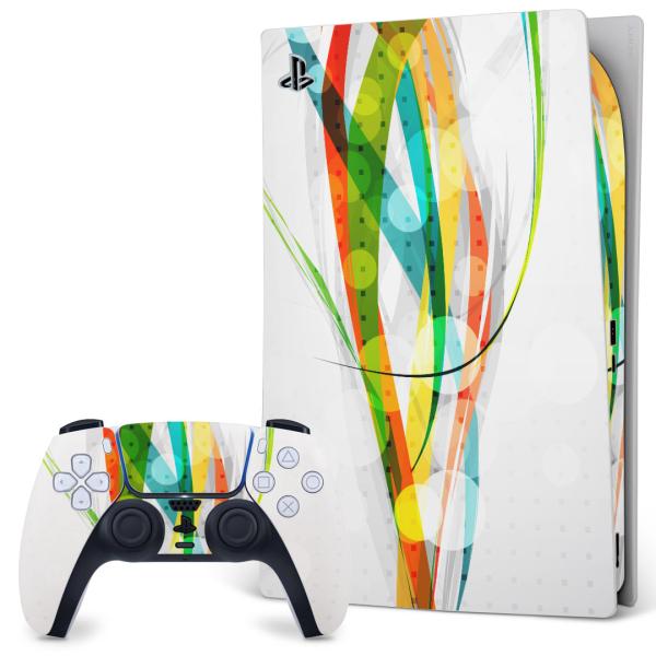 SONY PS5 �f�W�^���G�f�B�V���� �v���C�X�e�[�V���� ��p�������ȃX�L���V�[�� �\�邾���� �f�U�C���X�e�b�J�[  �J���t���@�΁@�O���[���@�h�b�g 007672