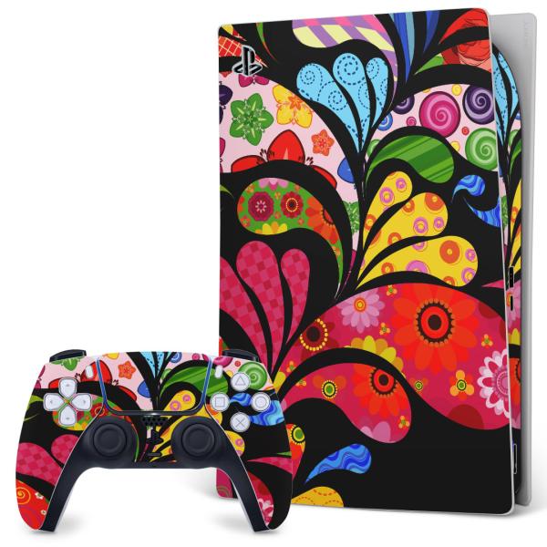 SONY PS5 �f�W�^���G�f�B�V���� �v���C�X�e�[�V���� ��p�������ȃX�L���V�[�� �\�邾���� �f�U�C���X�e�b�J�[  �ԁ@�t�����[�@�͗l�@�J���t�� 007673