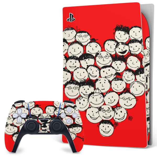SONY PS5 �f�W�^���G�f�B�V���� �v���C�X�e�[�V���� ��p�������ȃX�L���V�[�� �\�邾���� �f�U�C���X�e�b�J�[  �l���@�C���X�g�@�n�[�g 007691