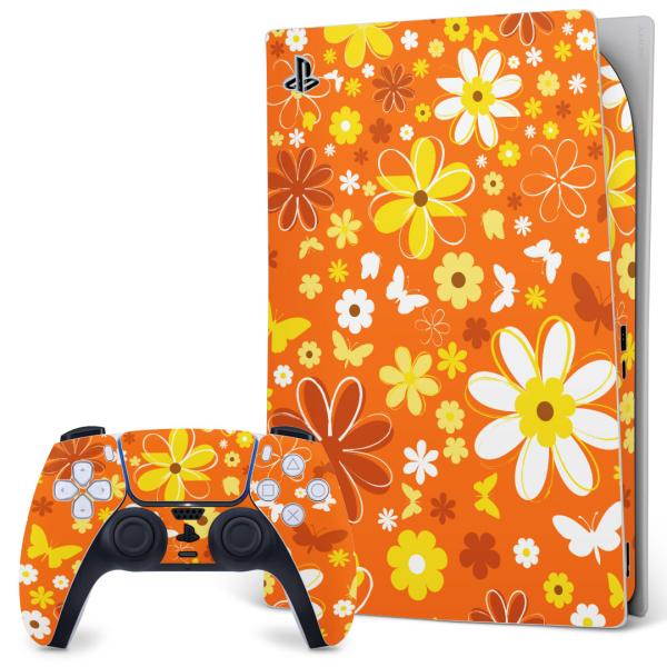 SONY PS5 �f�W�^���G�f�B�V���� �v���C�X�e�[�V���� ��p�������ȃX�L���V�[�� �\�邾���� �f�U�C���X�e�b�J�[  �ԁ@�t�����[�@�I�����W�@�͗l 007719