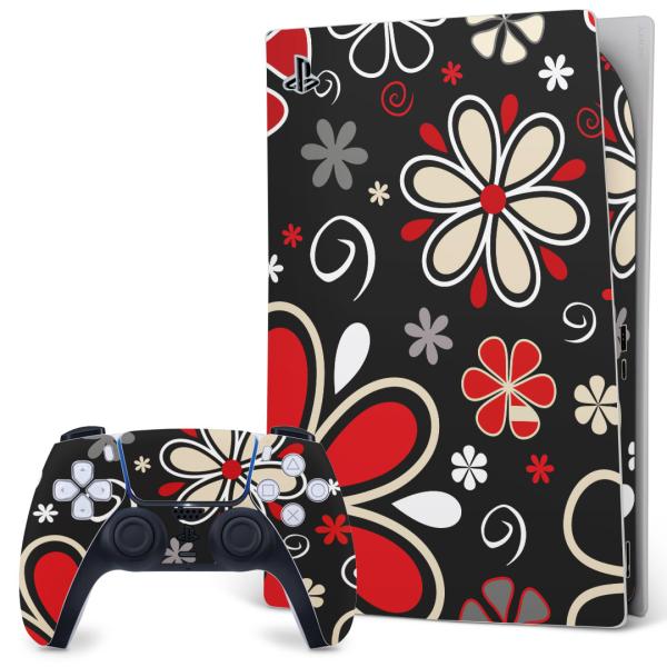 SONY PS5 �f�W�^���G�f�B�V���� �v���C�X�e�[�V���� ��p�������ȃX�L���V�[�� �\�邾���� �f�U�C���X�e�b�J�[  �ԁ@�t�����[�@�ԁ@���b�h�@�͗l 007735