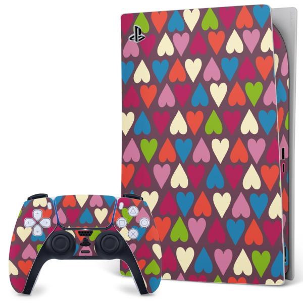 SONY PS5 �f�W�^���G�f�B�V���� �v���C�X�e�[�V���� ��p�������ȃX�L���V�[�� �\�邾���� �f�U�C���X�e�b�J�[  �J���t���@�n�[�g�@�͗l 007748