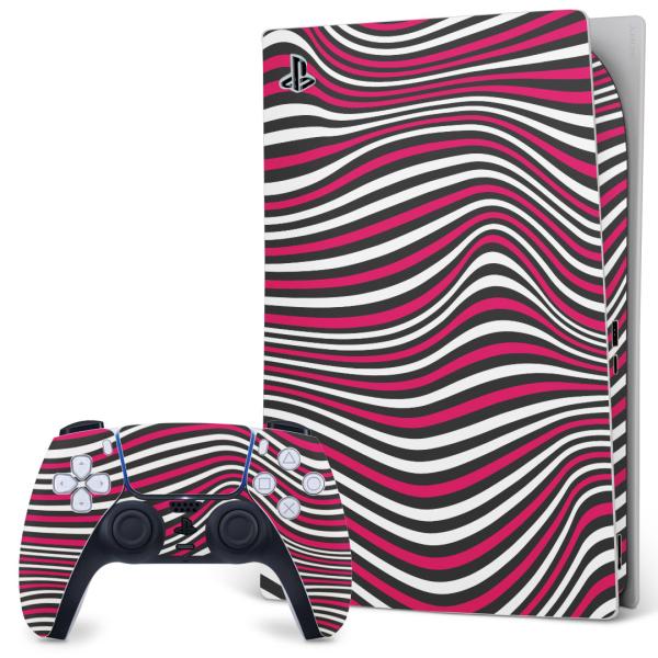 SONY PS5 �f�W�^���G�f�B�V���� �v���C�X�e�[�V���� ��p�������ȃX�L���V�[�� �\�邾���� �f�U�C���X�e�b�J�[  ���܂��܁@�ԁ@���b�h�@�͗l 007752