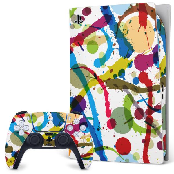 SONY PS5 �f�W�^���G�f�B�V���� �v���C�X�e�[�V���� ��p�������ȃX�L���V�[�� �\�邾���� �f�U�C���X�e�b�J�[  �C���N�@�y���L�@�J���t���@�͗l 007765