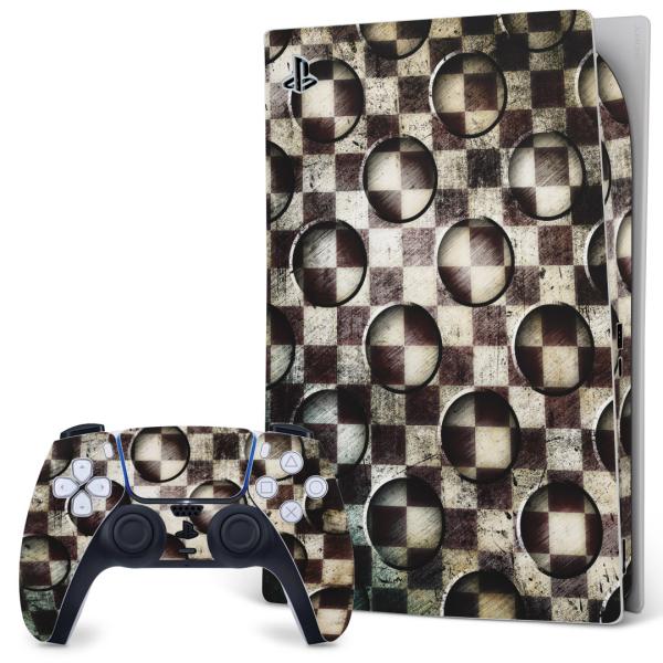 SONY PS5 �f�W�^���G�f�B�V���� �v���C�X�e�[�V���� ��p�������ȃX�L���V�[�� �\�邾���� �f�U�C���X�e�b�J�[  �`�F�b�N�@�s���͗l�@���@�u���b�N 007771