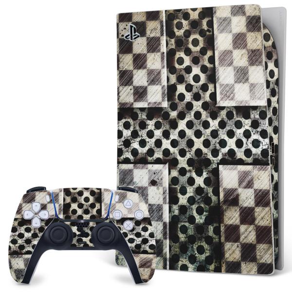 SONY PS5 �f�W�^���G�f�B�V���� �v���C�X�e�[�V���� ��p�������ȃX�L���V�[�� �\�邾���� �f�U�C���X�e�b�J�[  �`�F�b�N�@�s���͗l�@���@�u���b�N 007772