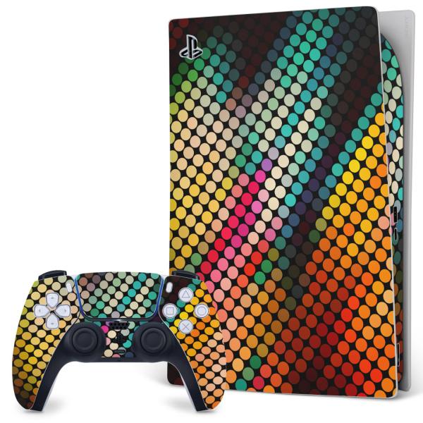 SONY PS5 �f�W�^���G�f�B�V���� �v���C�X�e�[�V���� ��p�������ȃX�L���V�[�� �\�邾���� �f�U�C���X�e�b�J�[  �J���t���@���C���{�[�@�h�b�g�@�͗l 007789