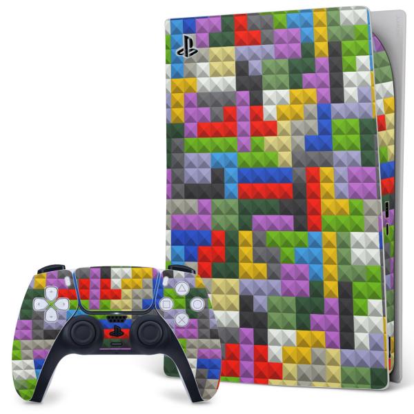 SONY PS5 �f�W�^���G�f�B�V���� �v���C�X�e�[�V���� ��p�������ȃX�L���V�[�� �\�邾���� �f�U�C���X�e�b�J�[  �J���t���@�͗l�@���S�@�h�b�g 007797