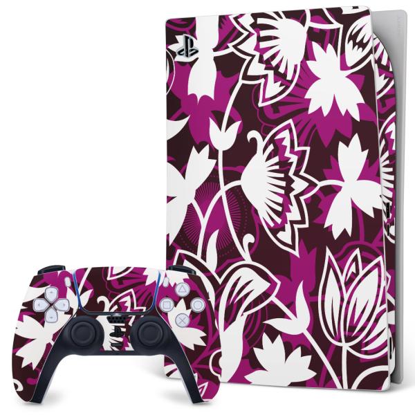 SONY PS5 �f�W�^���G�f�B�V���� �v���C�X�e�[�V���� ��p�������ȃX�L���V�[�� �\�邾���� �f�U�C���X�e�b�J�[  �ԁ@�t�����[�@���@�͗l�@�p�[�v�� 007802