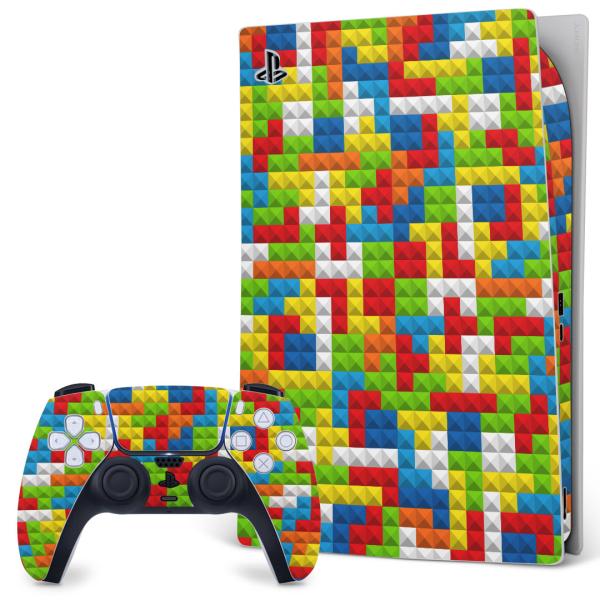 SONY PS5 �f�W�^���G�f�B�V���� �v���C�X�e�[�V���� ��p�������ȃX�L���V�[�� �\�邾���� �f�U�C���X�e�b�J�[  �J���t���@�͗l�@���S�@�h�b�g 007807