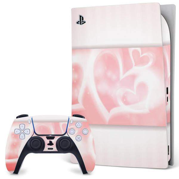 SONY PS5 �f�W�^���G�f�B�V���� �v���C�X�e�[�V���� ��p�������ȃX�L���V�[�� �\�邾���� �f�U�C���X�e�b�J�[  �n�[�g�@�ԁ@���b�h�@�s���N 007834