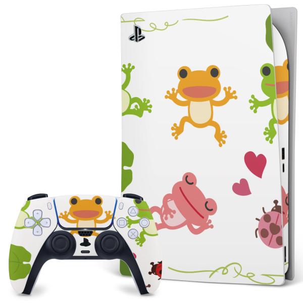 SONY PS5 �f�W�^���G�f�B�V���� �v���C�X�e�[�V���� ��p�������ȃX�L���V�[�� �\�邾���� �f�U�C���X�e�b�J�[  �J�G���@�^�@�΁@�O���[�� 007872