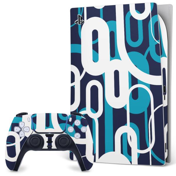 SONY PS5 �f�W�^���G�f�B�V���� �v���C�X�e�[�V���� ��p�������ȃX�L���V�[�� �\�邾���� �f�U�C���X�e�b�J�[  �͗l�@�@�u���[�@���@�z���C�g 007885