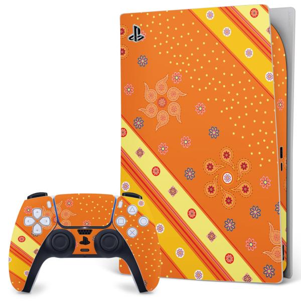 SONY PS5 �f�W�^���G�f�B�V���� �v���C�X�e�[�V���� ��p�������ȃX�L���V�[�� �\�邾���� �f�U�C���X�e�b�J�[  �ԁ@�t�����[�@�I�����W 007899