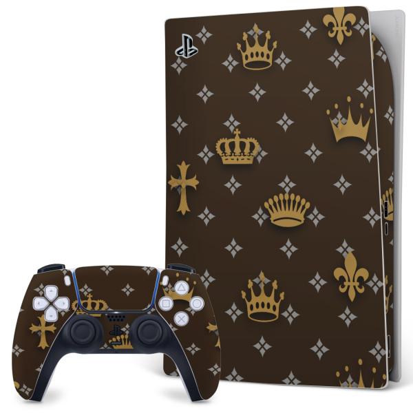 SONY PS5 �f�W�^���G�f�B�V���� �v���C�X�e�[�V���� ��p�������ȃX�L���V�[�� �\�邾���� �f�U�C���X�e�b�J�[  ���F�@�u���E���@�N���E���@�����@�͗l 007906